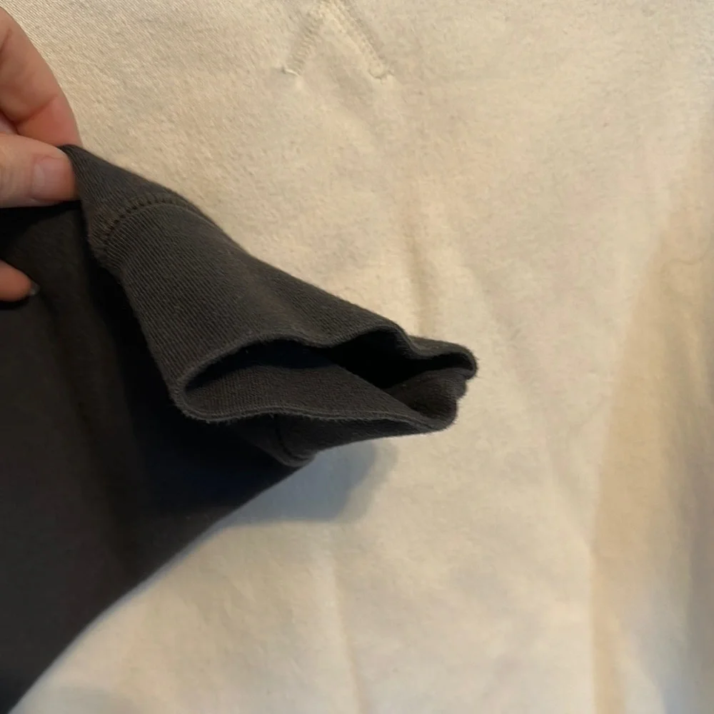 Champion Classic Crewneck Black and Cream Sweater - Picture 6 of 7